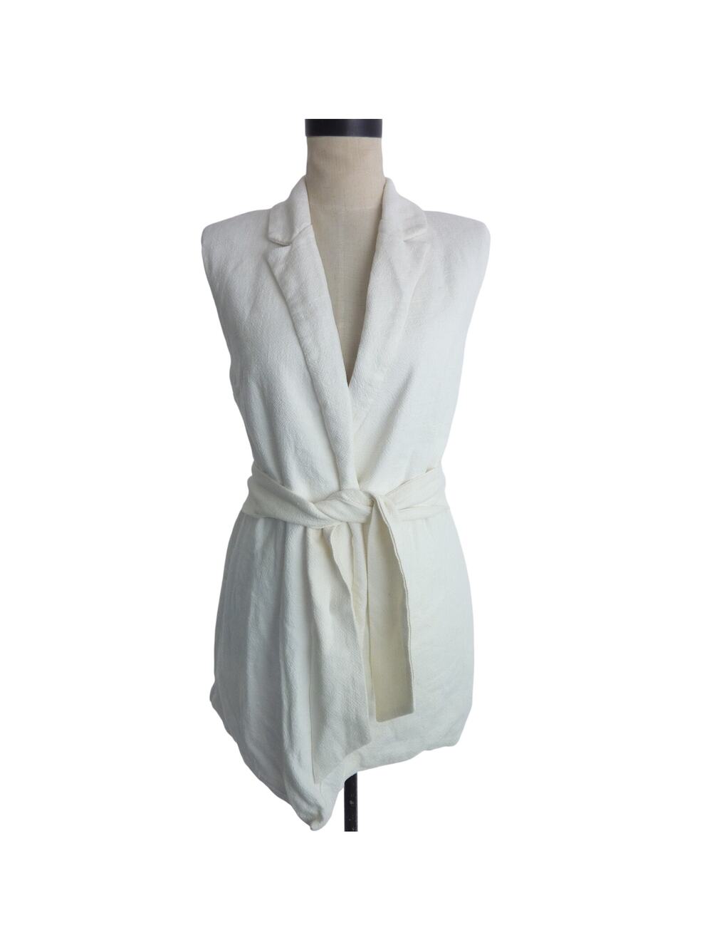 NWT Rumer Ayla Wrap Vest Size S White